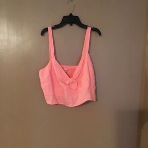 New universal thread linen blend crop top in size xxl